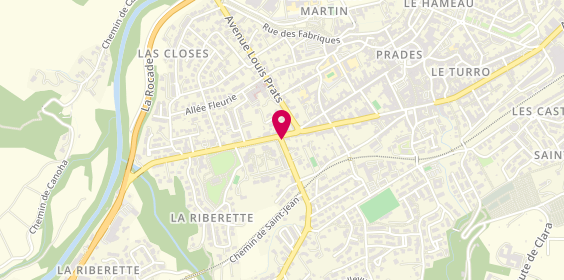 Plan de BCL Pierre Fons Plomberie Chauffage, 235 avenue du Général de Gaulle, 66500 Prades