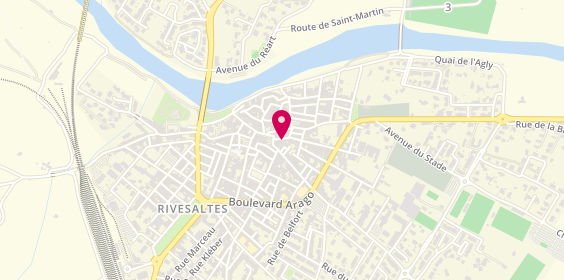 Plan de B.G.M Maconnerie Plomberie Chauffage, 14 Rue Verre, 66600 Rivesaltes