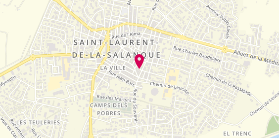 Plan de CONTE Claude, 14 Rue Pirée, 66250 Saint-Laurent-de-la-Salanque
