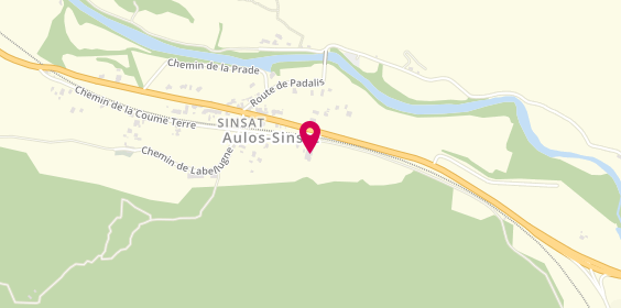 Plan de Au Feu Ariegeois & Sab, La Vexane, 09310 Aulos-Sinsat
