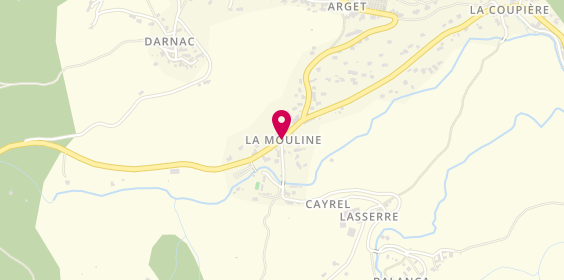 Plan de MONNIER PLOMBERIE et CHAUFFAGE, La Mouline, 09000 Serres-sur-Arget