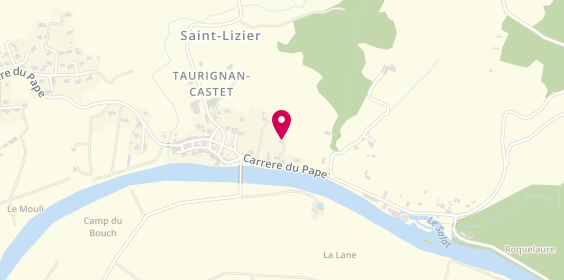 Plan de Ballini Plomberie Chauffage, Vigno de Debant, 09160 Taurignan-Castet