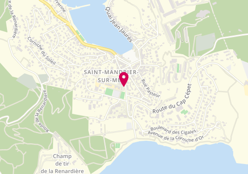 Plan de Mathieu Plomberie 83, 2 Avenue Marc Baron, 83430 Saint-Mandrier-sur-Mer