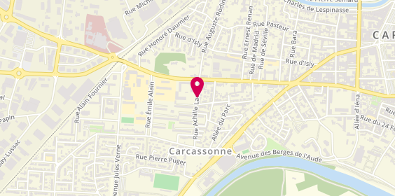 Plan de ESCOBAR Didier, 28 Rue Achille Laugé, 11000 Carcassonne
