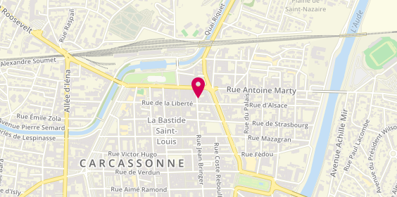 Plan de ACPM Plomberie, 76 Rue Jean Bringer, 11000 Carcassonne