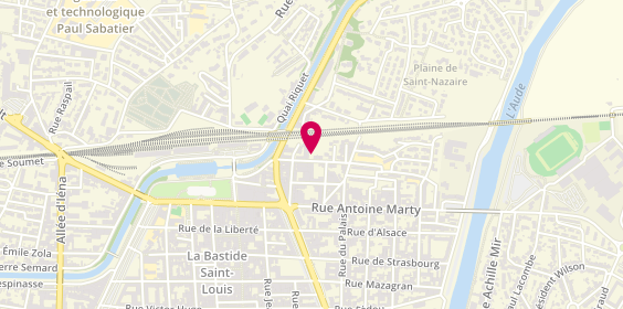 Plan de Lce Plomberie, 22 Rue de Montpellier, 11000 Carcassonne