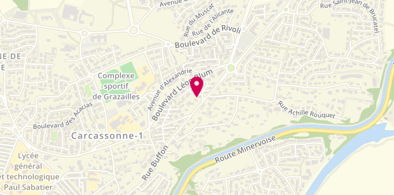 Plan de Hpc, 3 Rue Louis Braille, 11000 Carcassonne