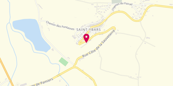 Plan de AC Plomberie Chauffage Sanitaire, 2 chemin de la Croix de Coujette, 09210 Saint-Ybars