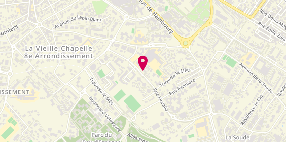 Plan de Entreprise Heleine plomberie, 84 Rue Floralia, 13008 Marseille