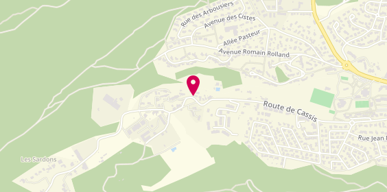 Plan de Pcp, 811 Route de Cassis, 13830 Roquefort-la-Bédoule