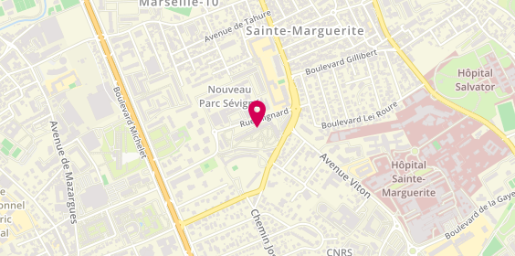 Plan de SPOTO Christophe Jose Jean-Marie, 6 Rue Carnavalet, 13009 Marseille