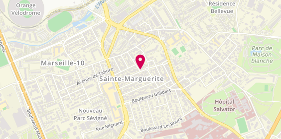 Plan de AJC Robinetterie, 23 avenue Général Brosset, 13009 Marseille