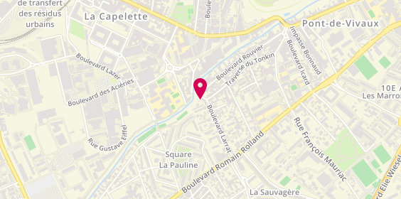 Plan de M2C Plomberie, 12 Boulevard Larrat, 13010 Marseille