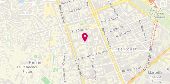 Plan de Benoit Ortelli Plomberie, 28 Rue de Cluny, 13008 Marseille