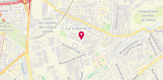 Plan de Pierre Buscemi, 17 Coeur Capelette 34 Rue Alfred Curtel, 13010 Marseille