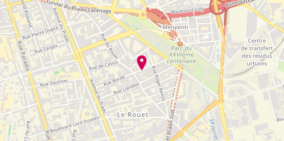 Plan de Société LM Plomberie Marseille, 66 Rue Borde, 13008 Marseille