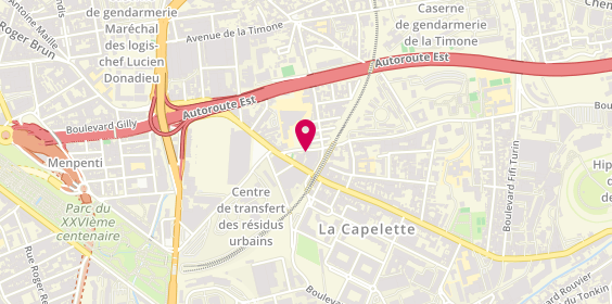 Plan de SGP, 24C Boulevard Mireille Lauze, 13010 Marseille