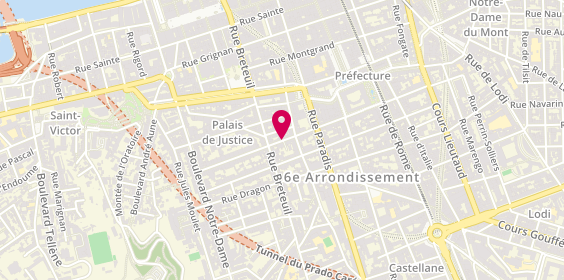 Plan de JLB Plombier, 112 Rue Sylvabelle, 13006 Marseille