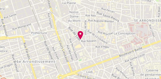 Plan de Espace Rénovation, 55 Rue de Lodi, 13006 Marseille