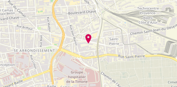 Plan de L.J.P Plomberie, 76 Boulevard Jeanne d'Arc, 13005 Marseille