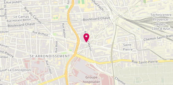 Plan de Emy, 61 Boulevard Jeanne d'Arc, 13005 Marseille