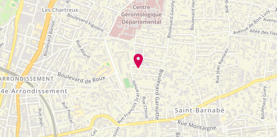 Plan de Entreprise Generale de Plomberie Jc Sutera, 8 Rue Charlotte, 13012 Marseille