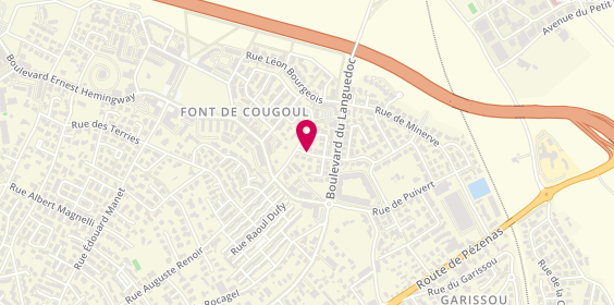 Plan de A.M.S Aménagement Mutli Services-SARL, 3 Boulevard Garissou, 34500 Béziers