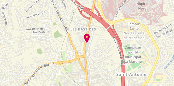Plan de Plomberie chauffage climatisation Nicolas Martin, 280 avenue de Saint-Antoine, 13015 Marseille