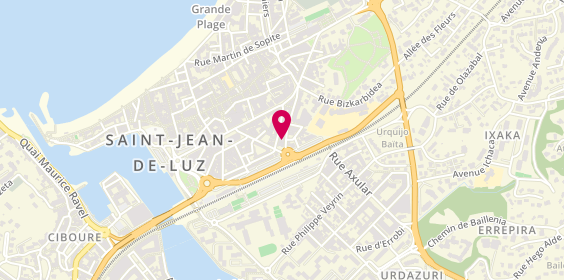 Plan de Salha Louis, 28 Rue Chauvin Dragon, 64500 Saint-Jean-de-Luz