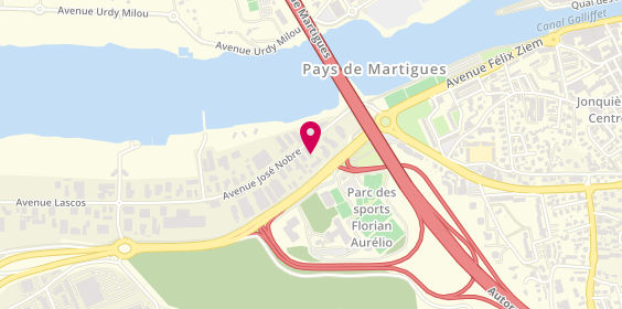 Plan de Esteves Plomberie, 9 Bis avenue José Nobre Zone Industrielle Sud, 13500 Martigues