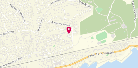 Plan de Azuréa Services, 57 Avenue Chênes Verts Boulouris, 83700 Saint-Raphaël