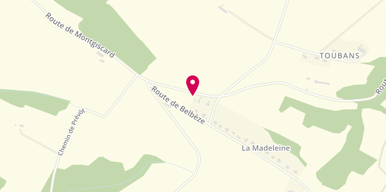 Plan de Mathieu maureau plomberie, 1450 Route de Montgiscard, 31450 Montbrun-Lauragais