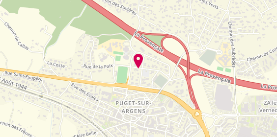 Plan de Ad-Plomberie, 46 Boulevard du Dauphine, 83480 Puget-sur-Argens
