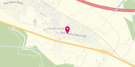 Plan de PONSOT Maurice, Route Saint Maximin 89 Chemin Amandiers, 83470 Pourcieux