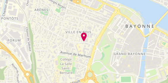 Plan de Arnaud Service, 8 avenue de la Légion Tchèque, 64100 Bayonne