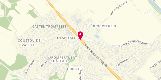 Plan de Bt Services Habitat, 31 Rue Castel Trompette, 31450 Pompertuzat
