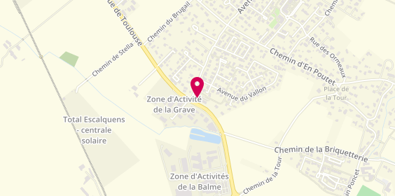 Plan de Escaltherm, 7 Avenue de Toulouse, 31750 Escalquens