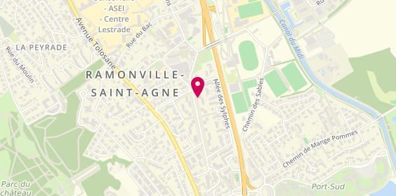 Plan de Eatec, 11 avenue d'Occitanie, 31520 Ramonville-Saint-Agne