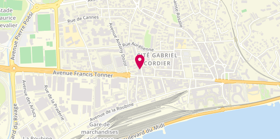 Plan de Bolignano Plomberie Chauffage, 3 Rue de la Libération, 06150 Cannes