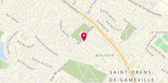 Plan de Sud-ouest Chauffage Plomberie S.A.S, 3 Rue de Beauvoir, 31650 Saint-Orens-de-Gameville