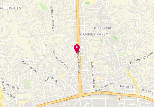Plan de CL Plomberie : Plomberie - Chauffage - Climatisation, 47 Boulevard Carnot, 06400 Cannes