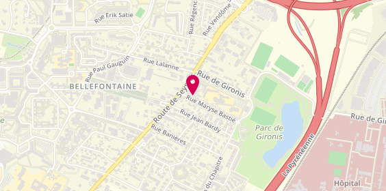 Plan de All Plomberie, 34 Rue Maryse Bastié, 31100 Toulouse