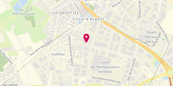Plan de D Clim, 9 Rue Patrice Lumumba, 34070 Montpellier