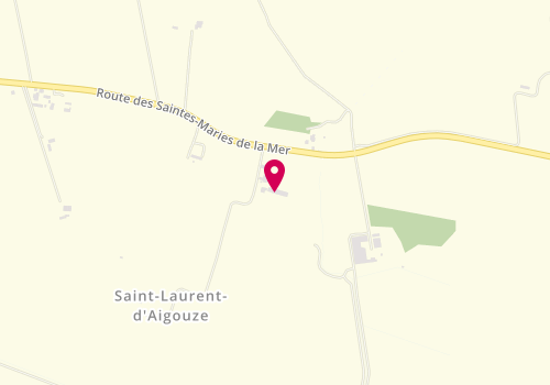 Plan de Granier Thierry, Route Stes Maries de la Mer, 30220 Saint-Laurent-d'Aigouze