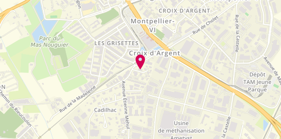 Plan de Chaud Froid Services, 55 impasse Jules Massenet, 34070 Montpellier