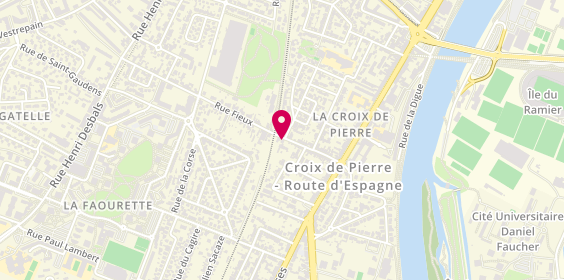 Plan de GP Services, 39 Rue Fieux, 31100 Toulouse