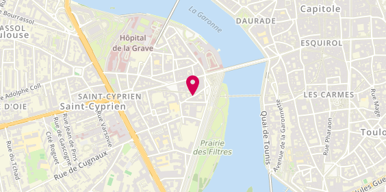 Plan de Capitole Plomberie, 12 Rue de la Laque, 31300 Toulouse