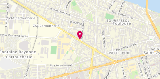 Plan de Dupont Plomberie, 88 avenue de Grande Bretagne, 31300 Toulouse
