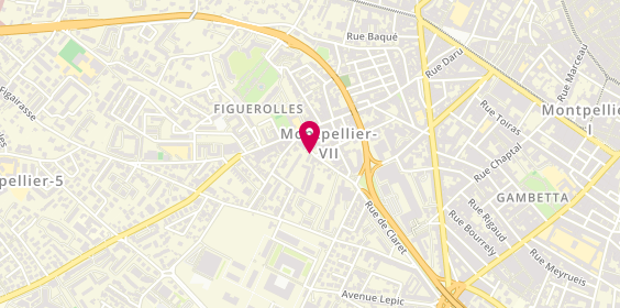 Plan de Ets Aubagnac Plombier Montpellier, 8 Rue de Claret, 34070 Montpellier