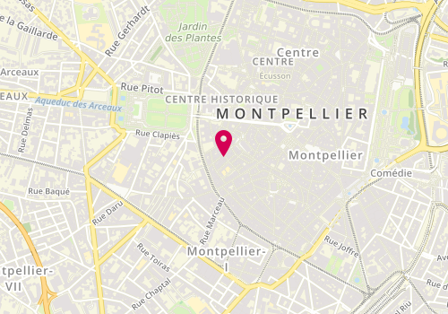 Plan de Le Plombier du Centre, 24 Rue de la Valfere, 34000 Montpellier